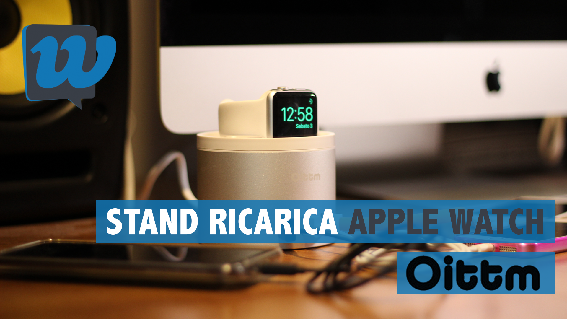 Recensione stand di ricarica Oittm per Apple Watch e iPhone