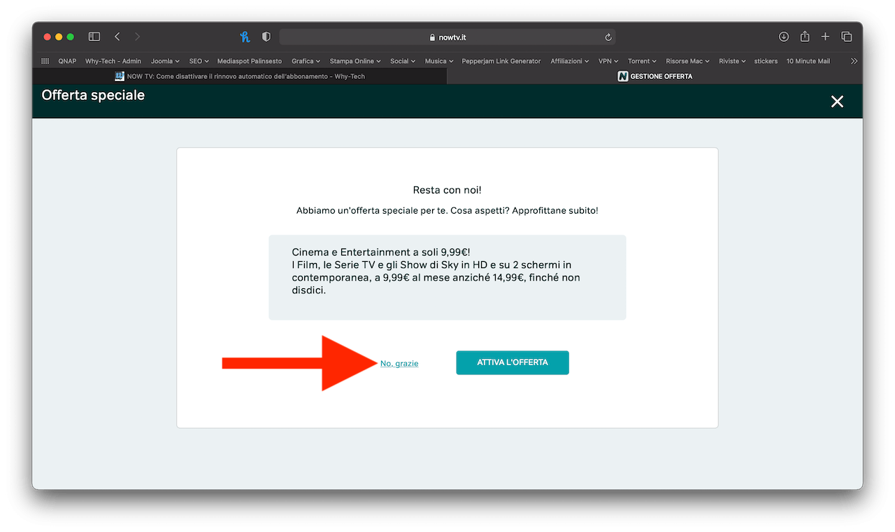 Come Disattivare Il Rinnovo Automatico Di Now Tv