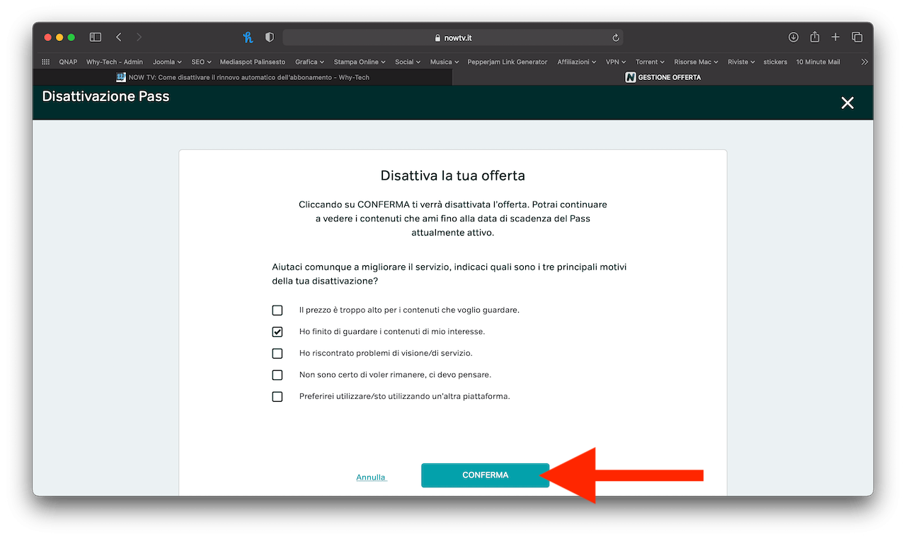 Come Disattivare Il Rinnovo Automatico Di Now Tv