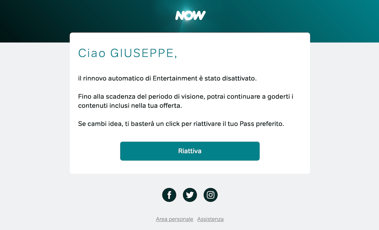 Come Disattivare Il Rinnovo Automatico Di Now Tv