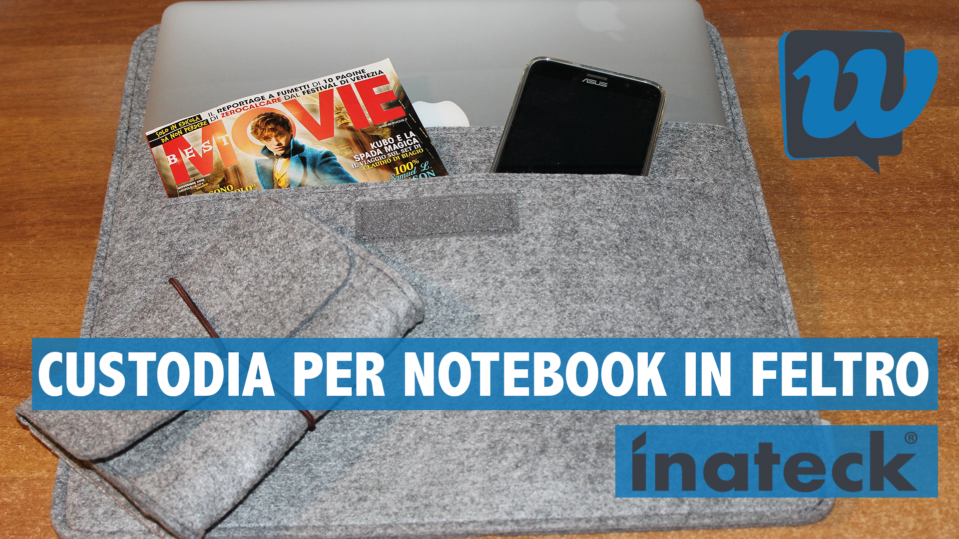 Recensione custodia in feltro per NoteBook by Inateck
