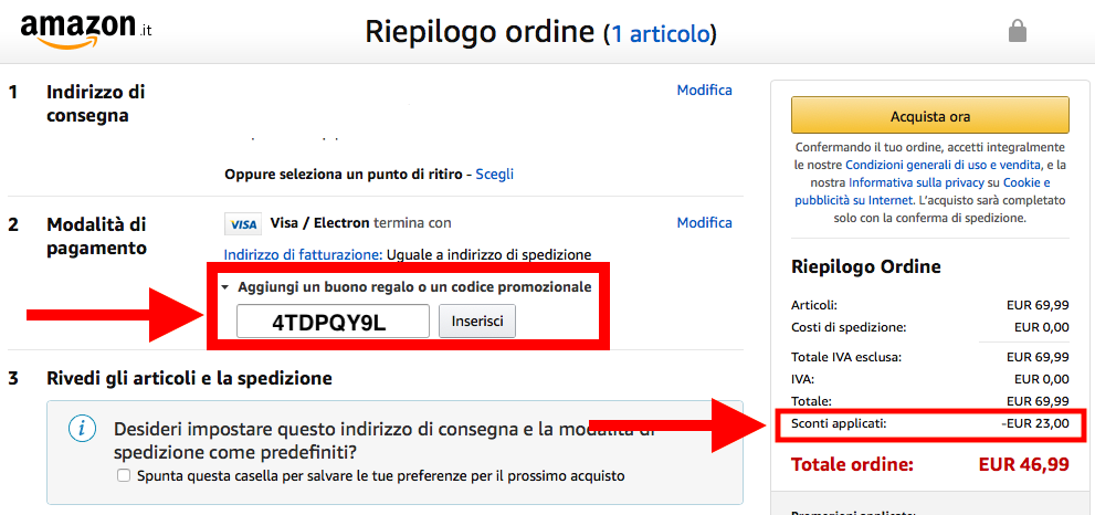 Come Usare I Codici Sconto Su Amazon Why Tech