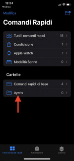 Scorciatoie App 1