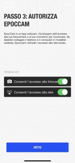 Configurazione EpocCam iPhone 4