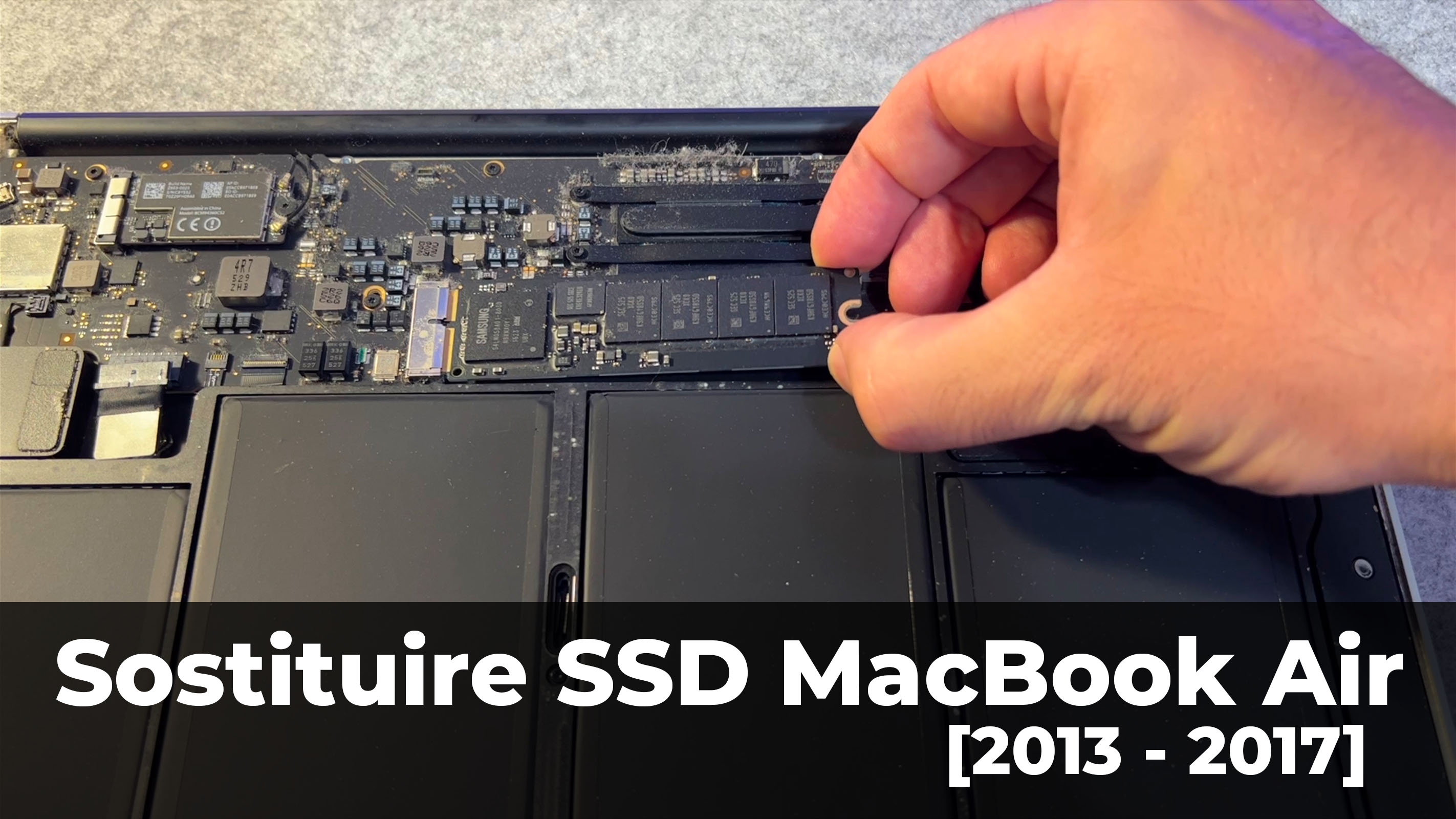 Sostituire-SSD--MacBook-Air-2013--2017