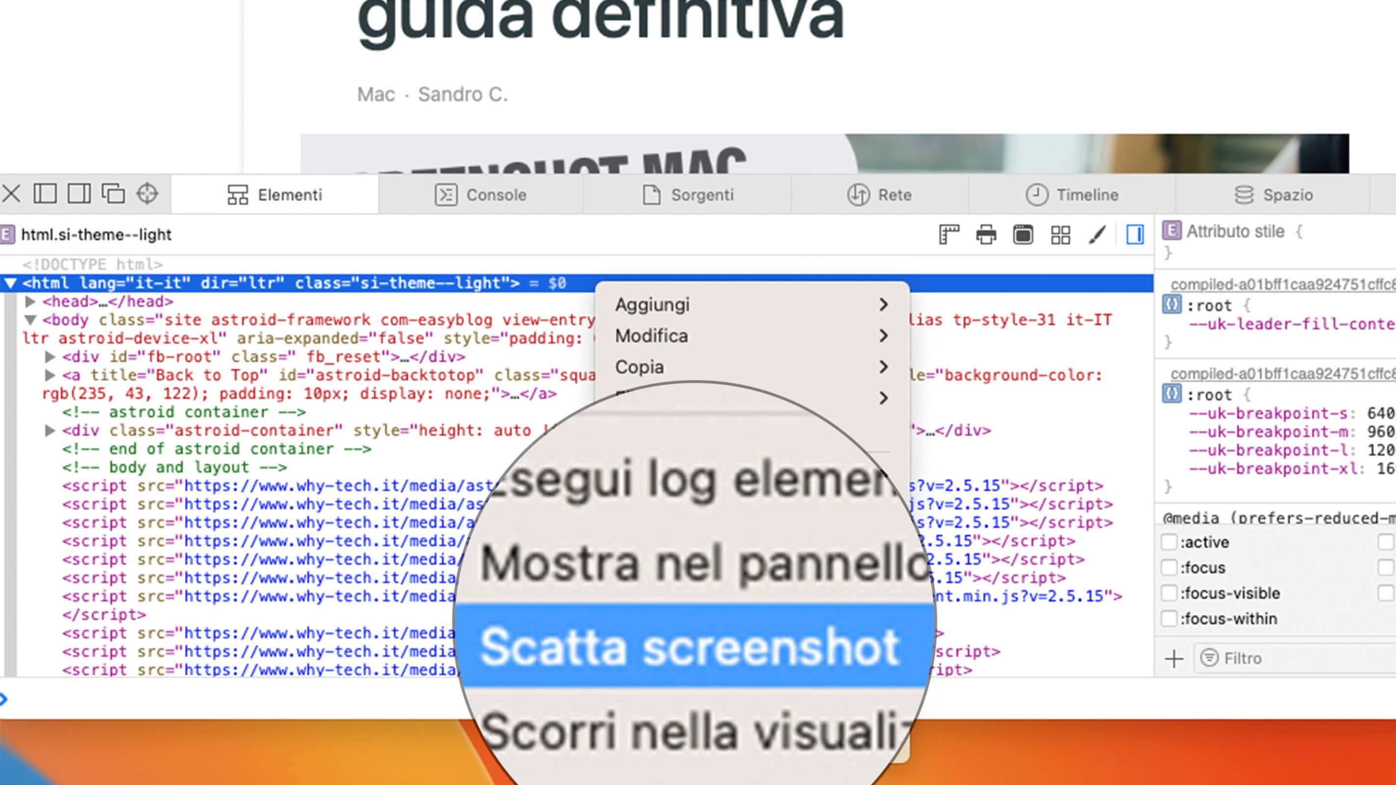 fare-uno-screenshot-di-unintera-pagina-web-in-Safari