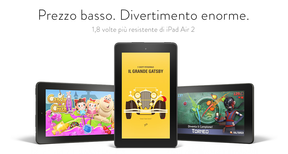 Fire, un tablet potente a soli 59,99 Euro