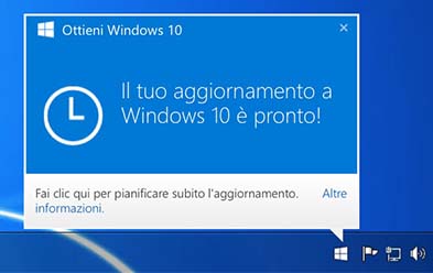 Come eliminare il messaggio Ottieni Windows 10