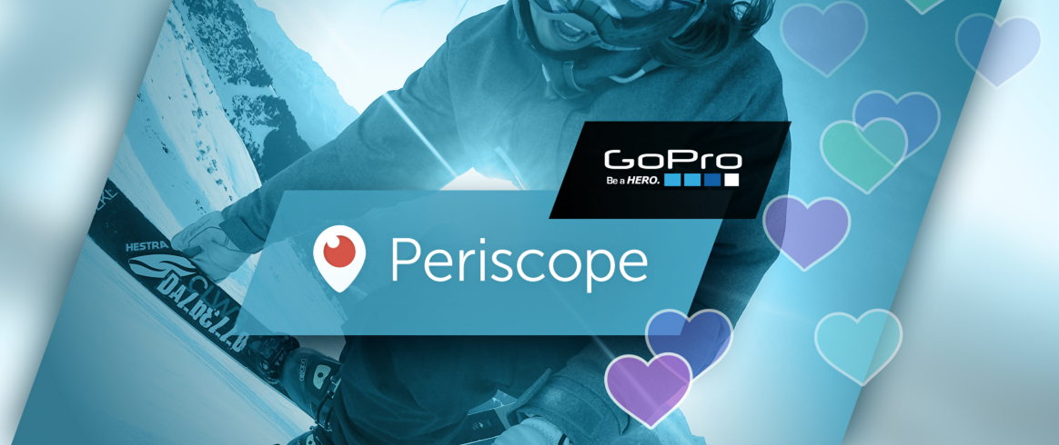 Periscope si aggiorna integrando il supporto con la GoPro