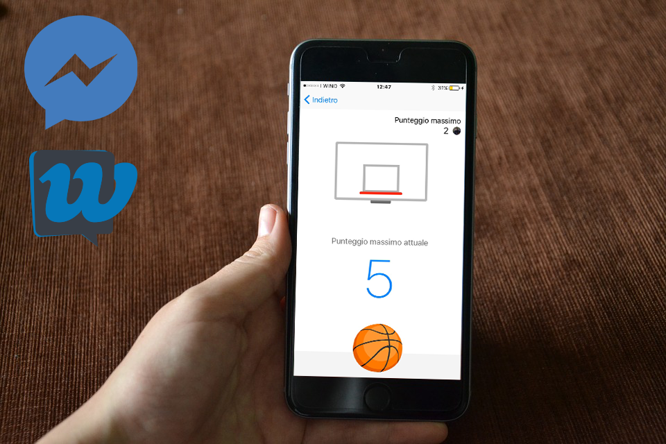 Come giocare a scacchi o basket su Facebook Messenger
