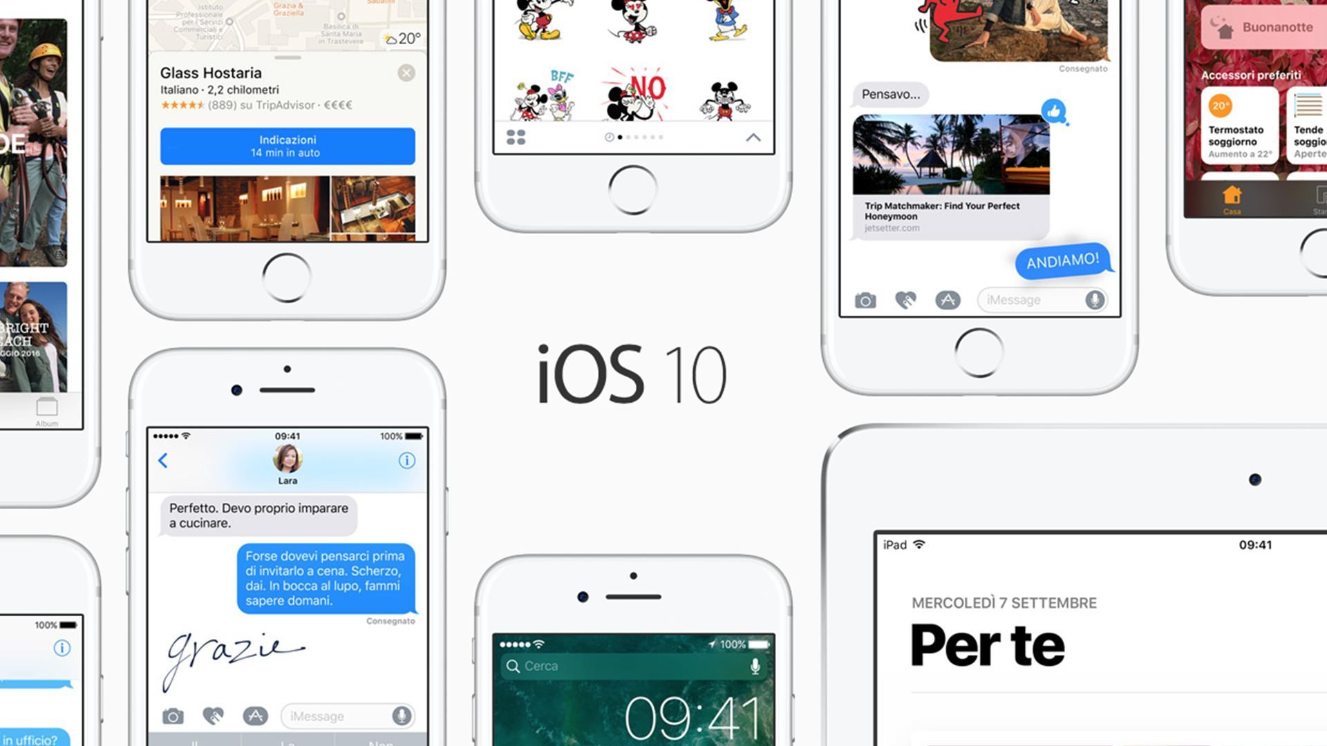 Tutte le novità importanti di iOS 10