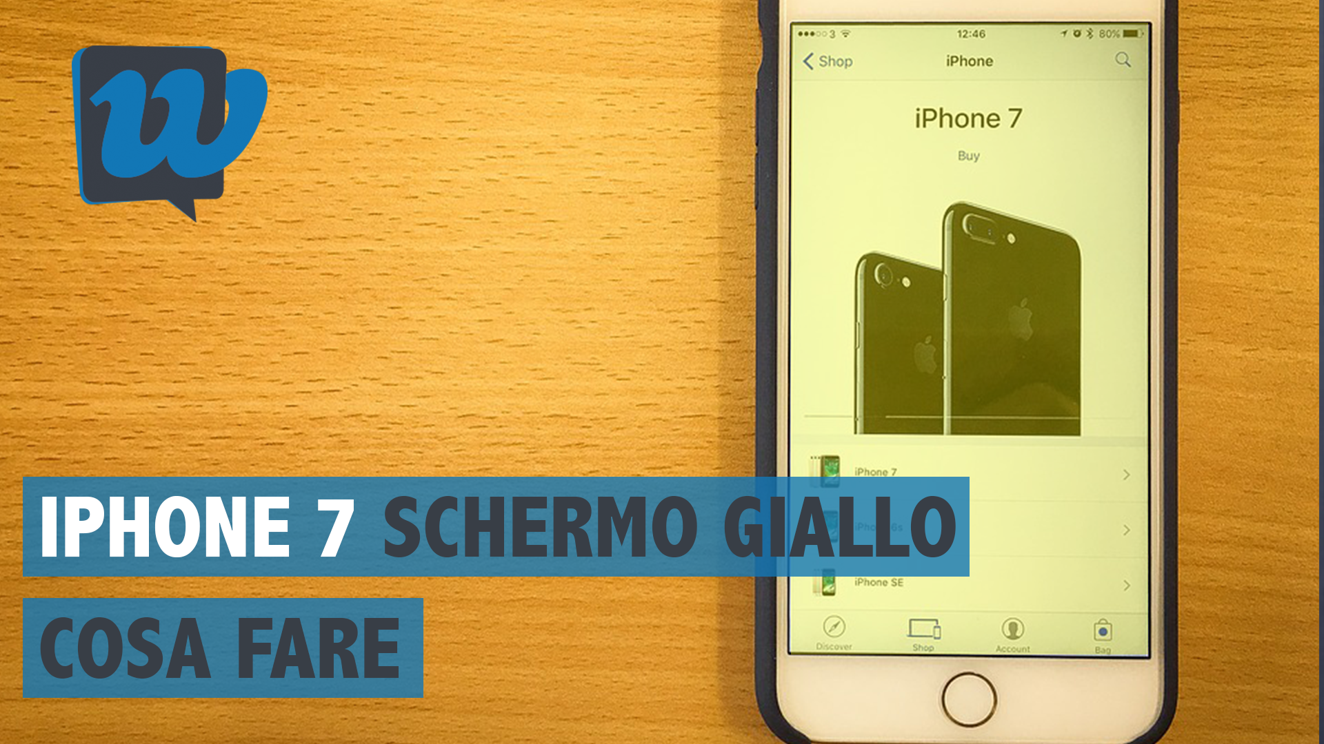 iPhone 7 con schermo giallo: Ecco come risolvere