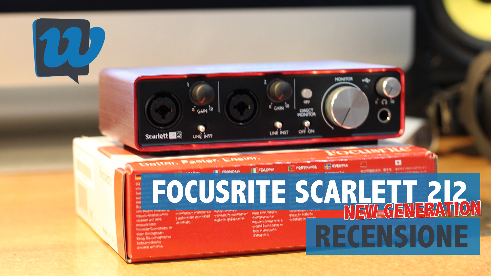 Recensione Focusrite Scarlett 2i2 new generation