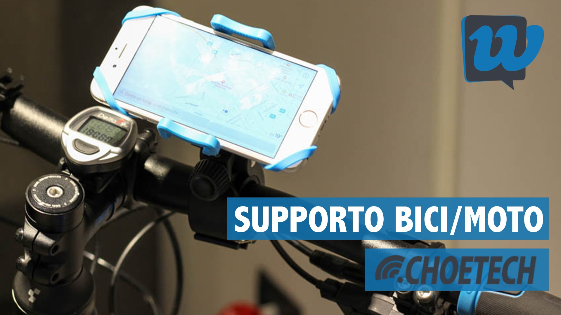 Recensione supporto smartphone per bici/moto CHOETECH