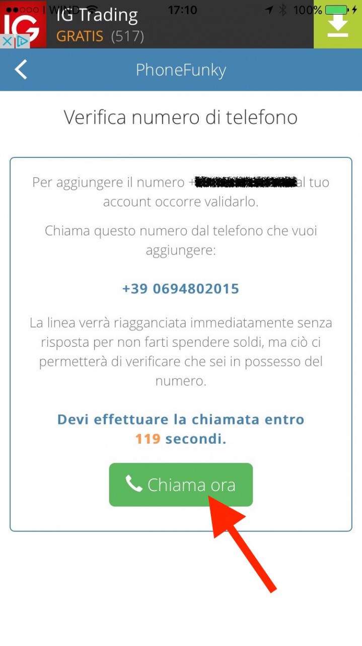 Il Tuo Messaggio è Stato Ignorato Con Successo