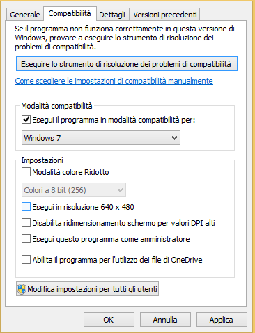 Come far funzionare vecchi software su Windows 8