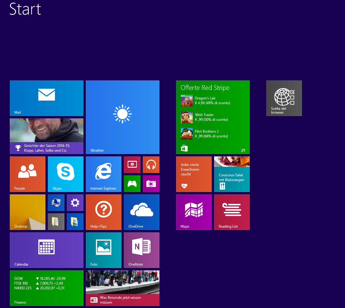 Accedere direttamente al desktop all'avvio di Windows 8.1