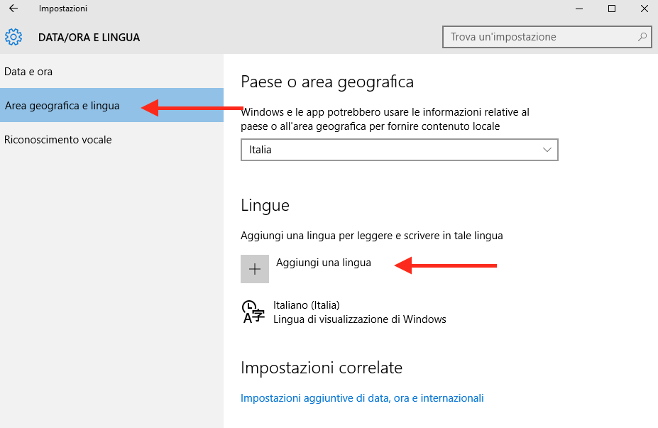 installare lingua italiana windows 10 installare lingua italiana windows 10