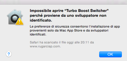 Mac, come aprire un'app di uno sviluppatore non identificato